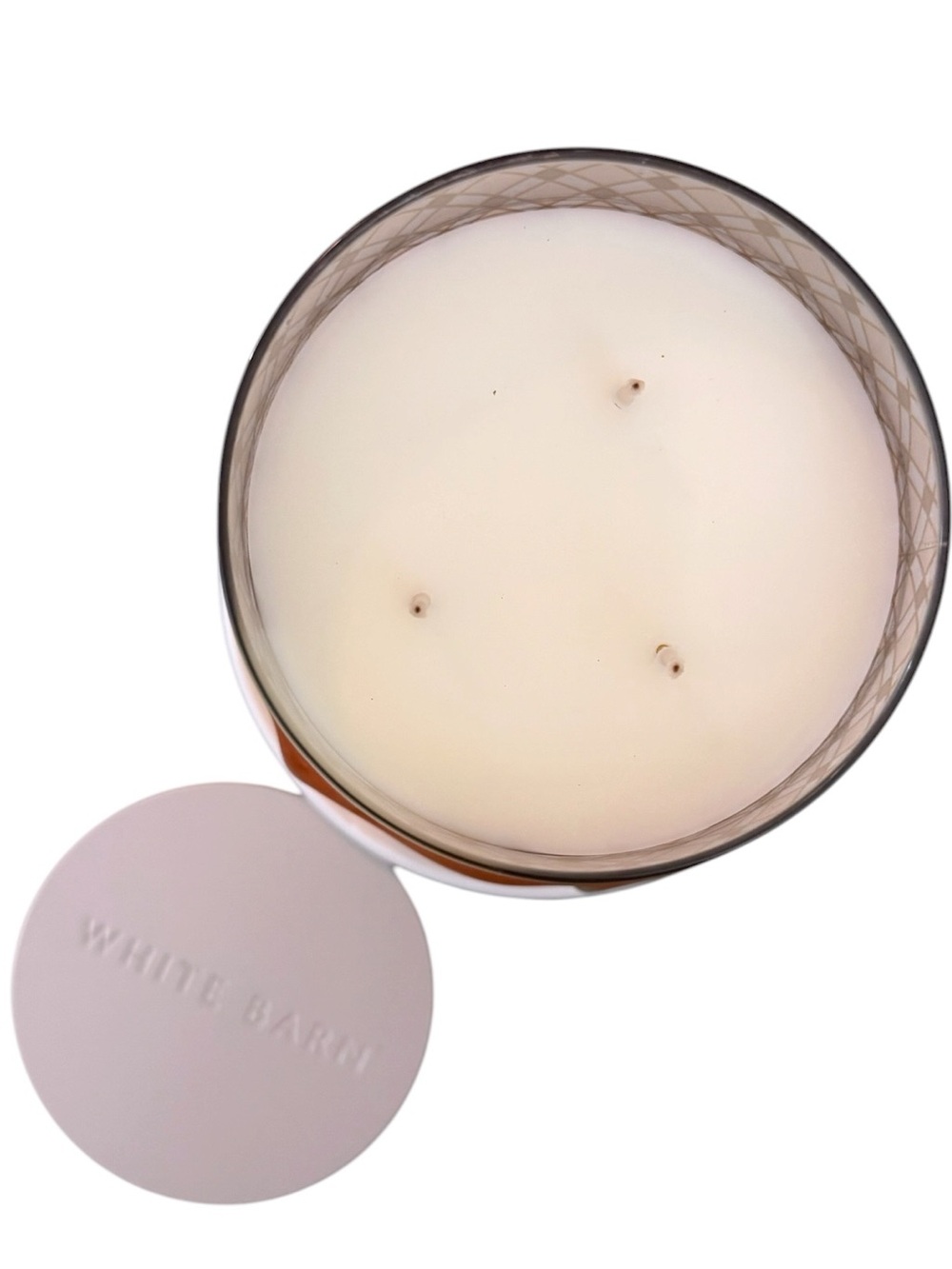 2-Pc Bath & Body Works PANCAKE STACK 3-Wick Candle Holder CARAMEL VANILLA Set - Picture 7 of 10